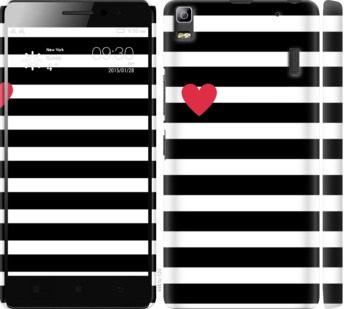 

Чехол Черно-белые полосы для Lenovo A7000 751822