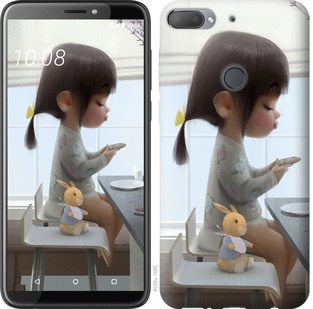 

Чохол Мила дівчинка з зайчиком на HTC Desire 12 Plus 669341