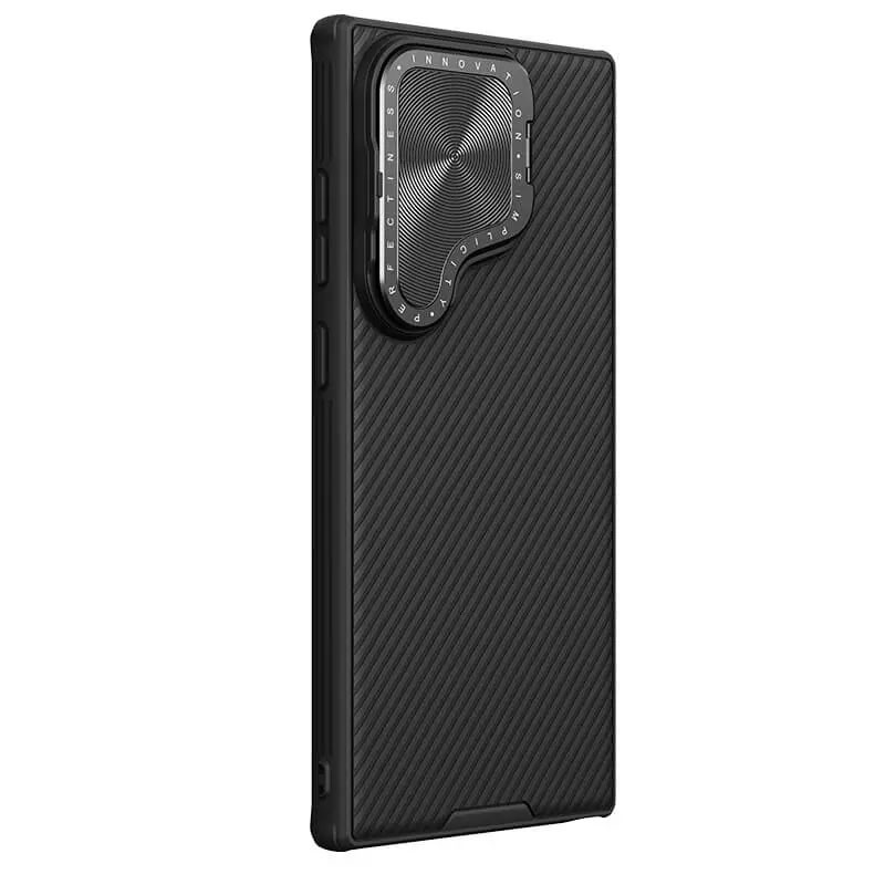 Фото Карбоновая накладка Nillkin Camshield Prop для Samsung Galaxy S24 Ultra (Black) на vchehle.ua