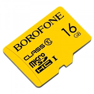 Карта памяти Borofone microSDHC 16GB TF high speed Card Class 10