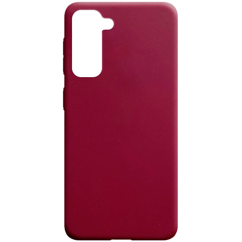 

Силіконовий чохол Candy на Samsung Galaxy S21 (Бордовий) 1101146