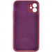 Фото Чохол Silicone Case Full Camera Protective (AA) на Apple iPhone 11 (6.1") (Бордовий / Plum) на vchehle.ua