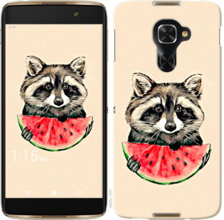 

Чохол Єнотик з кавуном на Alcatel Idol 4 Pro 923674