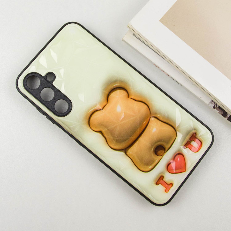 Фото TPU+PC чохол Prisma Fluffie на Samsung Galaxy A25 5G (Bear) в маназині vchehle.ua