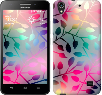 

Чехол Листья для Huawei G620S 626425