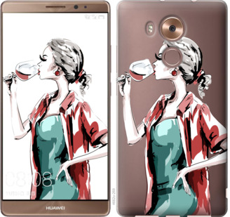 

Чехол Девушка с бокалом для Huawei Mate 8 841783