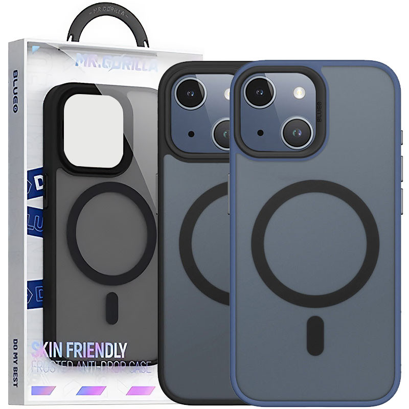 TPU+PC чохол Blueo Skin Friendly Frosted with Magnetic Safe на Apple iPhone 15 (6.1")