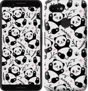 Чехол Панды для Google Pixel 3