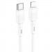 Дата кабель Hoco X83 Victory PD 20W Type-C to Lightning (1m) (White)