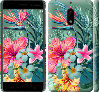 

Чохол Тропічні квіти v1 на Nokia 6 845366