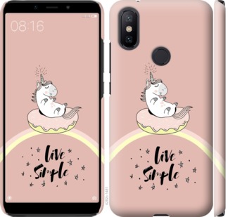 

Чехол Единорожка в пончике для Xiaomi Mi A2 719473