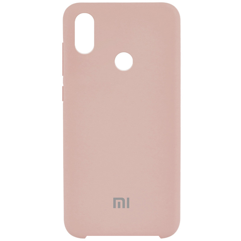 Чехол Silicone Cover (AA) для Xiaomi Redmi Note 5 Pro / Note 5 (DC) (Розовый / Pink Sand)