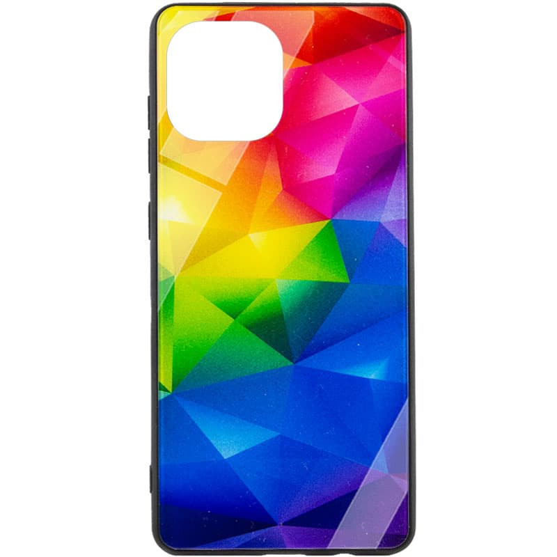 TPU+Glass чохол Diversity на Xiaomi Mi 11 Lite (Rainbow)