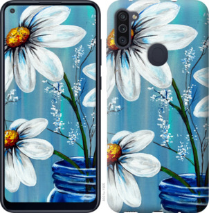 

Чехол Красивые арт-ромашки для Samsung Galaxy M11 M115F 921144