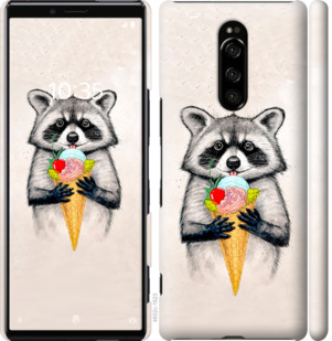 

Чохол Єнотик з морозивом на Sony Xperia 1 J9110 801176
