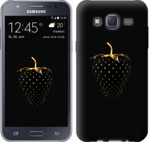 Чехол Черная клубника для Samsung Galaxy J5 (2015) J500H