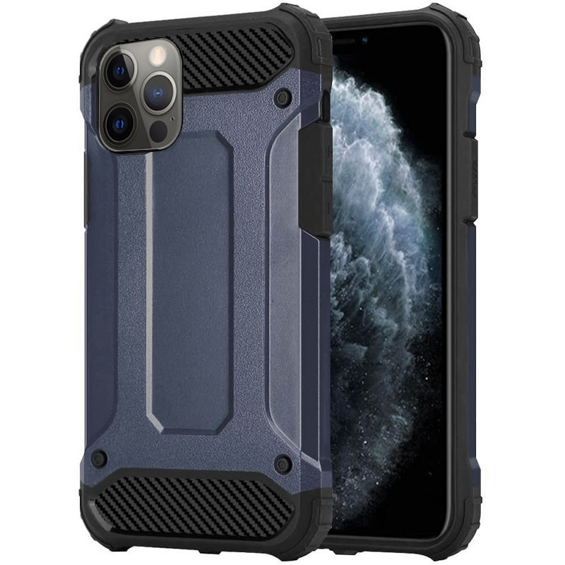 

Броньований протиударний TPU+PC чохол Immortal на Apple iPhone 12 Pro Max (6.7") (Сірий / Metal slate) 930885