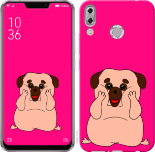 

Чехол Весёлый мопс для Asus Zenfone 5 ZE620KL 928708