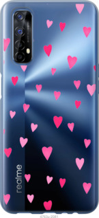 Чехол Сердечки 2 для Realme 7