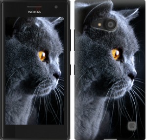 Чехол Красивый кот для Nokia Lumia 650
