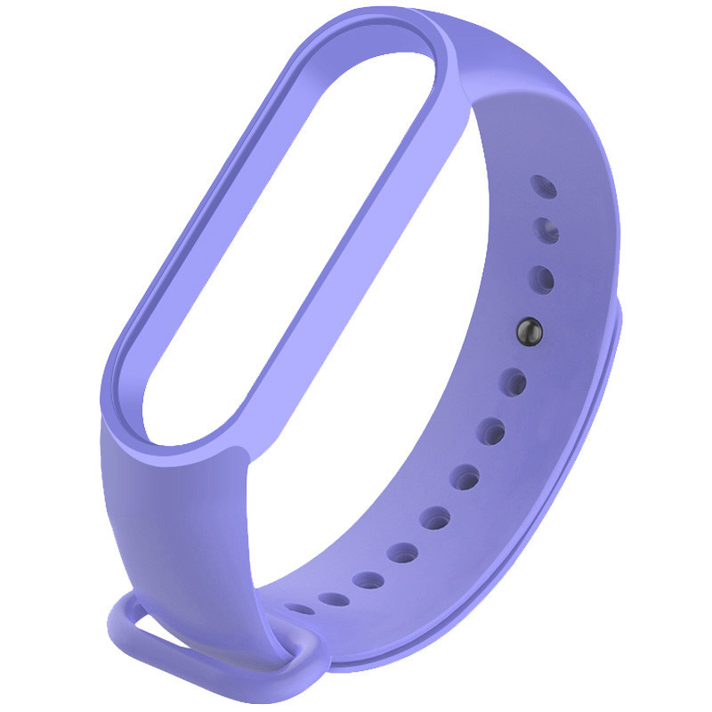 Силиконовый ремешок для Xiaomi Mi Band 3/4 (Сиреневый / Elegant Purple)