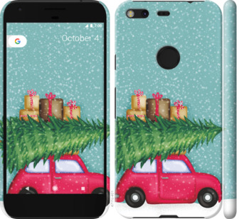 

Чехол Машина с подарками для Google Pixel XL 867918