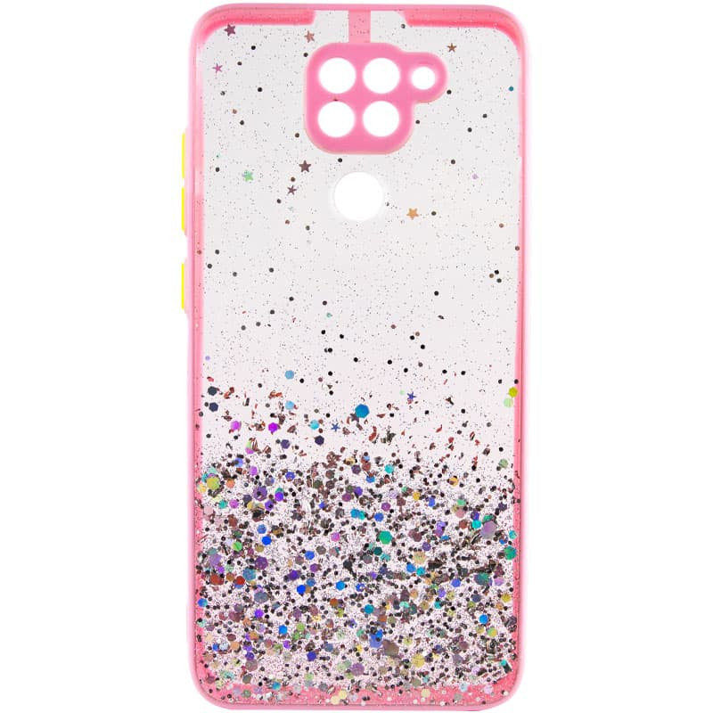 

TPU чохол Spangle star з захистом камери на Xiaomi Redmi Note 9 / Redmi 10X (Рожевий) 1211885