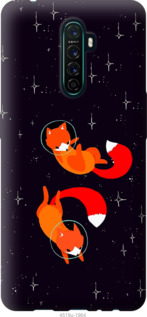 Чехол Лисички в космосе для Oppo Reno Ace
