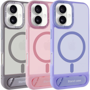 TPU+PC чехол Stand case для Apple iPhone 16 (6.1")