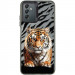 TPU+PC чехол TakiTaki Magic glow для Samsung Galaxy A24 4G (Tiger on the ground / Black)