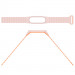 Ремінець Dual-color Magnetic для Xiaomi Mi Band 7/6/5/4/3 (Light Pink / Orange) в магазині vchehle.ua
