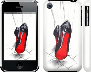 Чехол Devil Wears Louboutin для iPhone 3Gs
