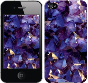 Чехол Кристаллы для iPhone 4