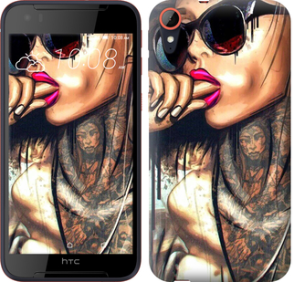 

Чехол Девушка в тату для HTC Desire 830 631378