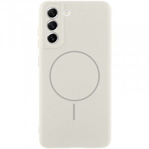 Чехол Silicone Cover Lakshmi Full Camera (AA) with MagFit для Samsung Galaxy S21 FE