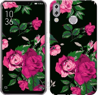 

Чехол Розы на черном фоне для Asus Zenfone Max Pro M2 ZB631KL 704613