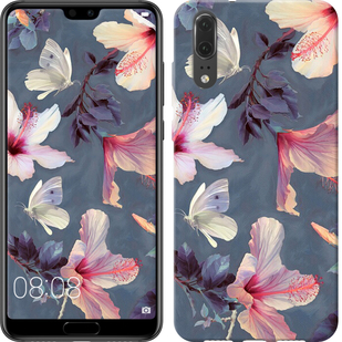 

Чохол Намальовані квіти на Huawei P20 599866
