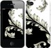 Чехол White and black 1 для iPhone 4