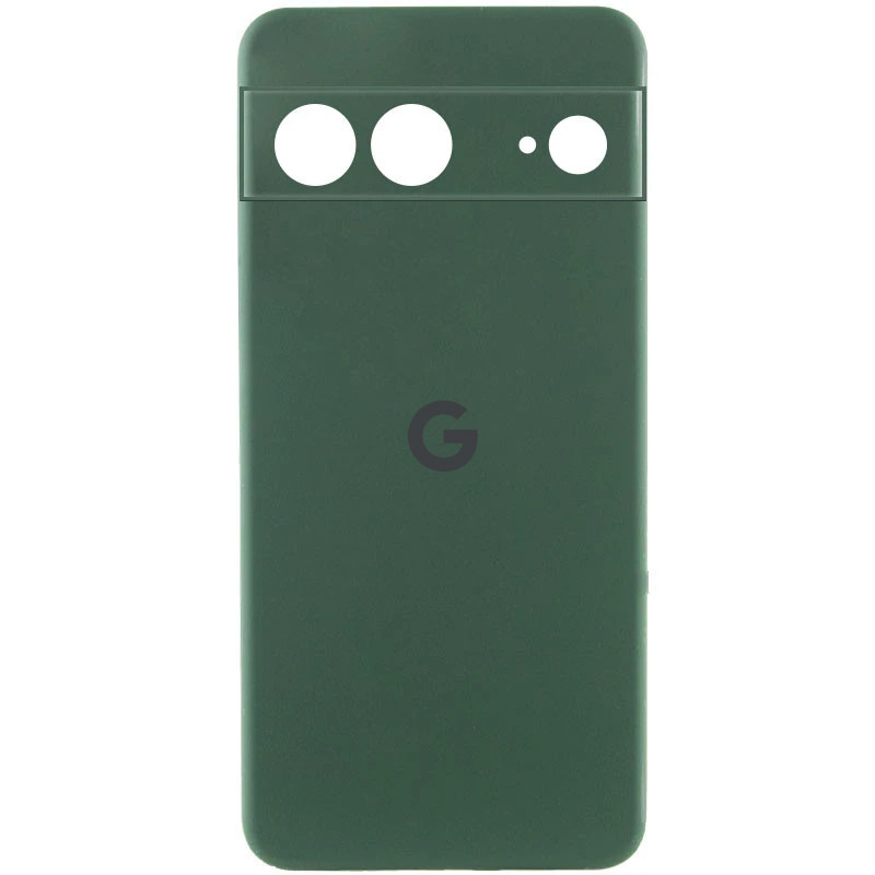 Чохол Silicone Cover Lakshmi Full Camera (AAA) with Logo на Google Pixel 8 (Зелений / Cyprus Green)