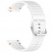 Фото Силиконовый ремешок Wavy для Smart Watch 20mm (White) на vchehle.ua