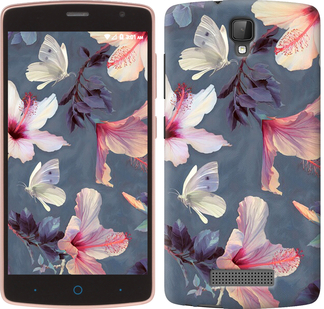 

Чехол Нарисованные цветы для ZTE L5 596514