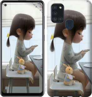 

Чохол Мила дівчинка з зайчиком на Samsung Galaxy A21s A217F 932881