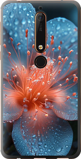 Чехол Роса на цветке для Nokia 6.1