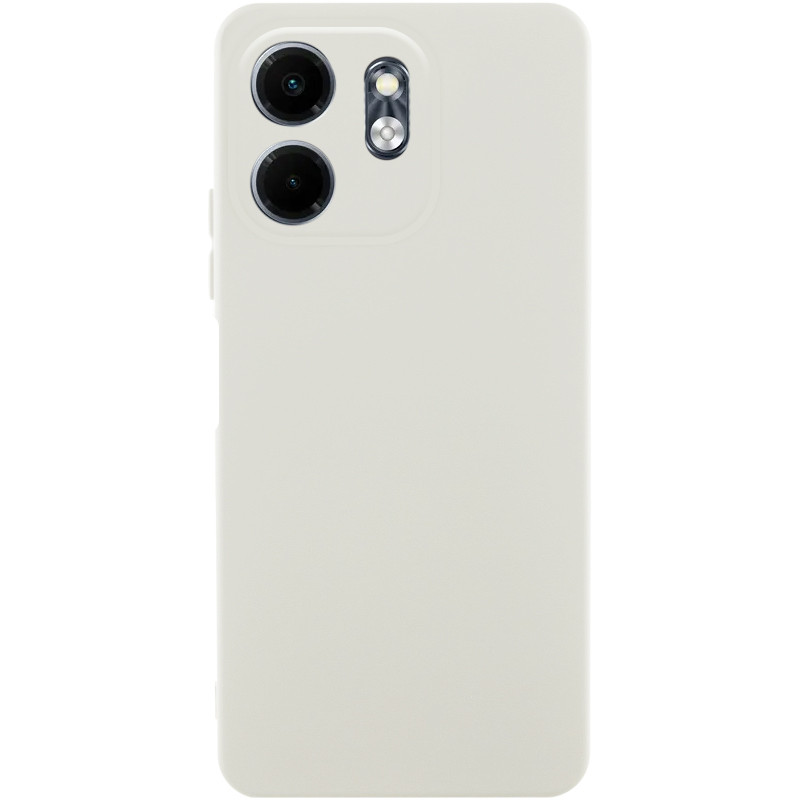 Чехол TPU GETMAN Liquid Silk Full Camera для Infinix Smart 9 4G / Hot 50i (Белый / White)