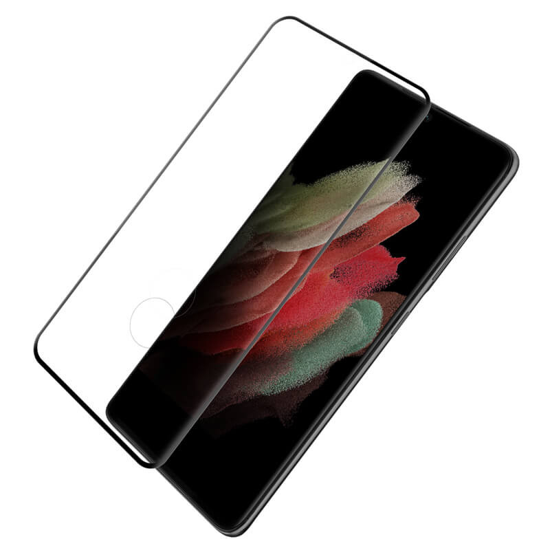 Фото Защитное стекло Nillkin (CP+ max 3D) для Samsung Galaxy S21 Ultra (Черный) в магазине vchehle.ua