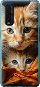 Чохол Котики 2 на Oppo Find X2