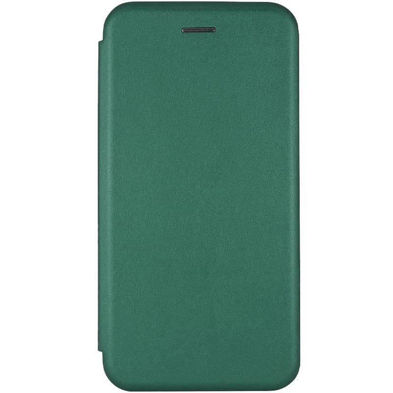 Кожаный чехол-книжка Classy для Xiaomi Redmi Note 8 / Note 8 2021 (Зеленый)