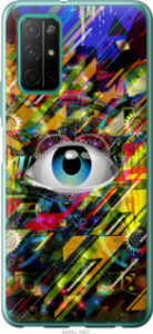 Чехол Абстрактный глаз для Huawei Honor 30S