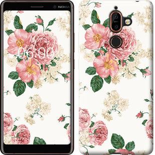 

Чехол цветочные обои v1 для Nokia 7 Plus 642482