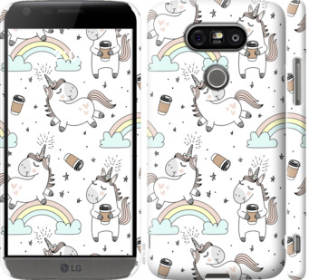 

Чохол Єдиноріг і кава для LG H860 G5 840834